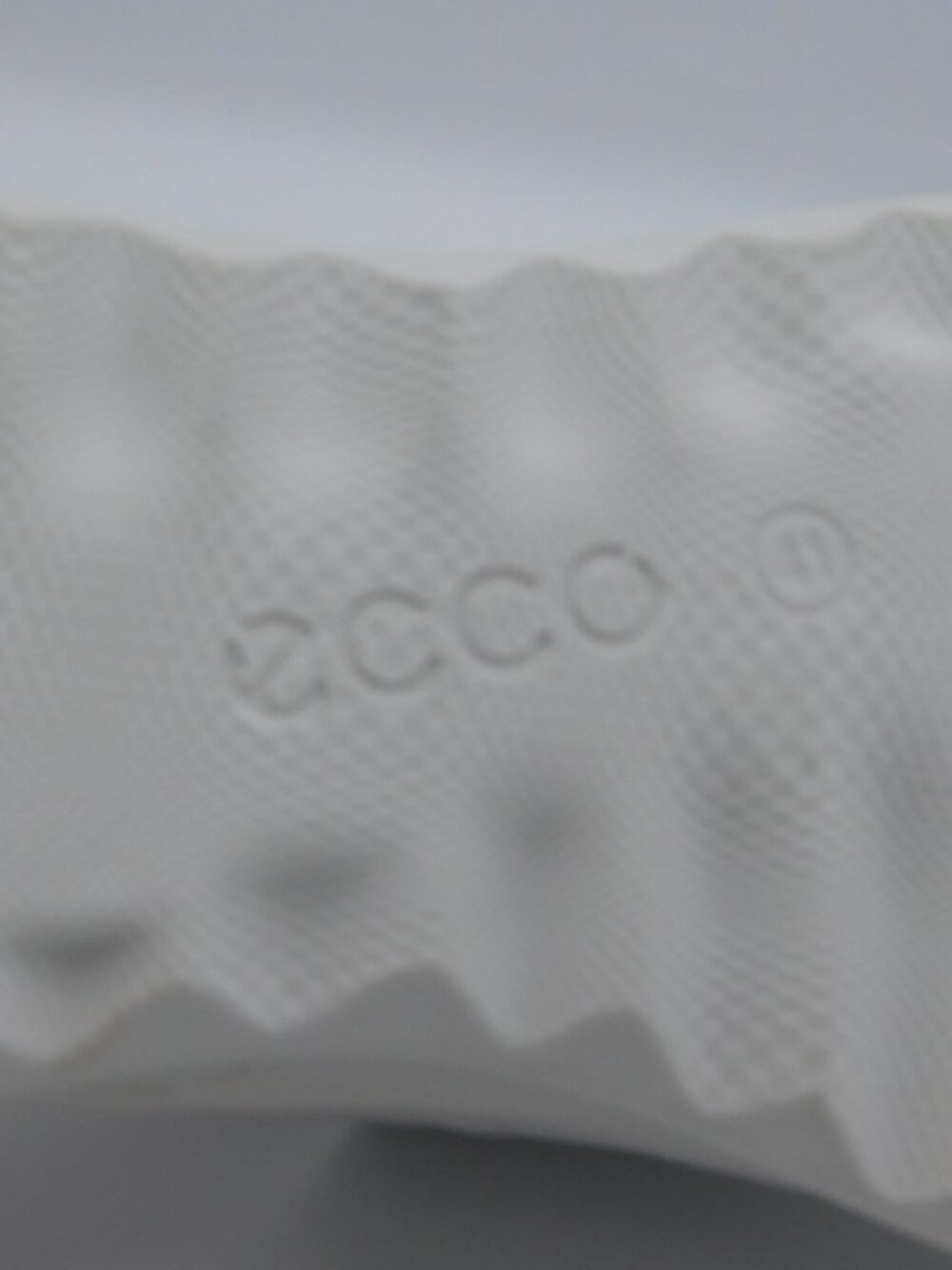 Ecco Flexure Runner Slide Slippers Mules | White | EUC | Size 41 /10-10.5 - Picture 9 of 10